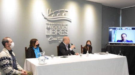 Con Tincho Ascúa, la Nación anunció la primera peatonal de Libres por $232 millones.