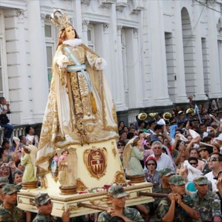 Corrientes: Caravana por el día de Nuestra Señora de la Merced.