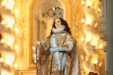 Corrientes se encomendó a la Virgen de la Merced para pedir protección en la Pandemia.