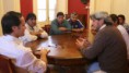 Camau se reunió con remiseros