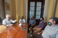 Autoridades municipales de Monte Caseros se reunieron con el Ministro de Seguridad provincial.