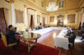 Valdés se reunió con todos los ministros de su Gabinete.